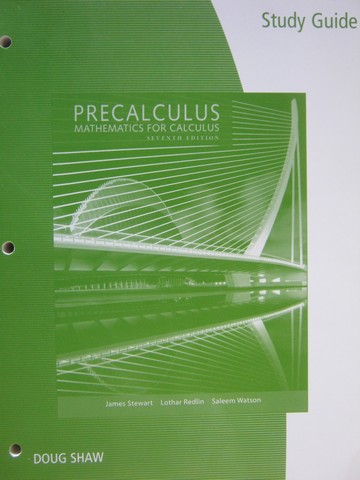 (image for) Precalculus Mathematics for Calculus 7th Edition SG (P)