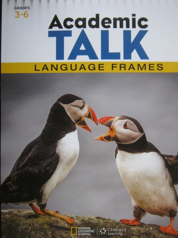(image for) Academic Talk Language Frames Grades 3-6 (Spiral)