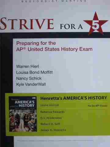 (image for) Strive for a 5 Preparing for the AP US History Exam (P) by Hierl
