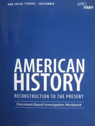 (image for) American History Document-Based Investigation Workbook (CA)(P)