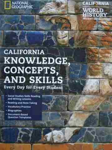 (image for) Ancient Civilizations 6 Knowledge Concepts & Skills (CA)(P)