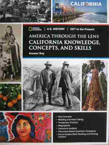 (image for) America Through the Lens Knowledge Concepts Answer Key (CA)(P)
