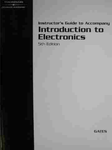 (image for) Introduction to Electronics 5e Instructor's Guide (TE)(P)