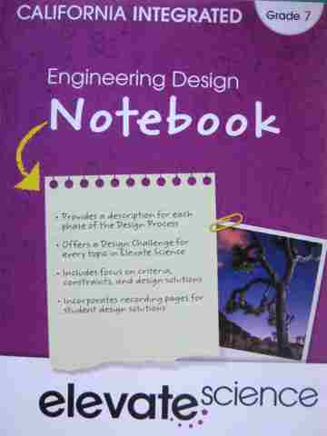 (image for) Elevate Science 7 Engineering Design Notebook (CA)(P)