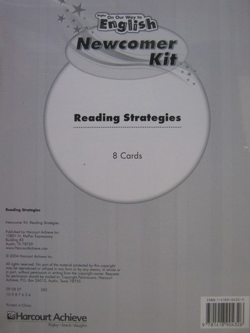(image for) On Our Way to English Newcomer Kit Reading Strategies (Pk)