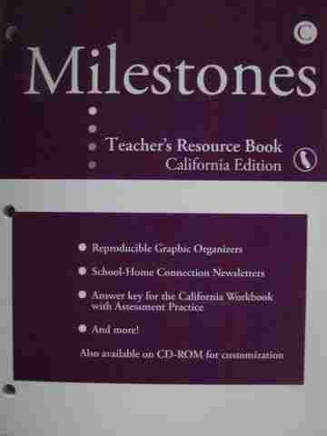 (image for) Milestones C TRB California Edition (CA)(TE)(P)