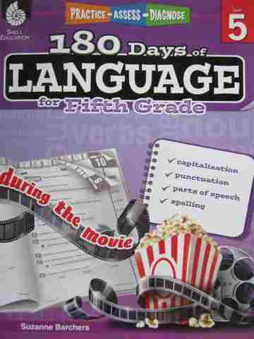 (image for) 180 Days of Language for 5th Grade (P) by Suzanne Barchers