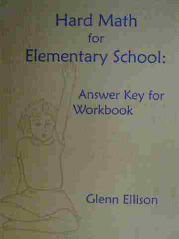 (image for) Hard Math for Elementary School Answer Key for Workbook (P)