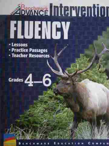 (image for) Benchmark Advance Intervention 4-6 Fluency (P) by Ralph Tachuk