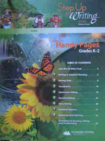 (image for) Step Up to Writing 4th Edition Handy Pages Grades K-2 (P)