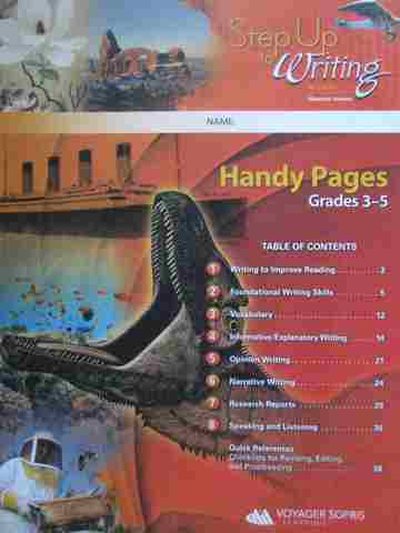 (image for) Step Up to Writing 4th Edition Handy Pages Grades 3-5 (P)