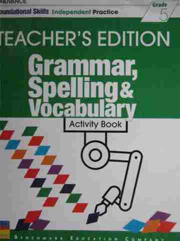 (image for) Benchmark Advance 5 Grammar Spelling Vocabulary TE (TE)(P)