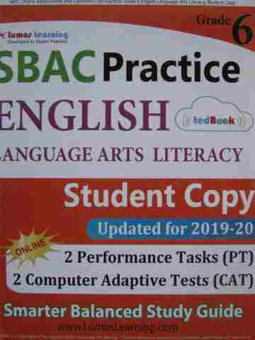 (image for) SBAC Practice English Language Arts Literacy 6 Student Copy (P)
