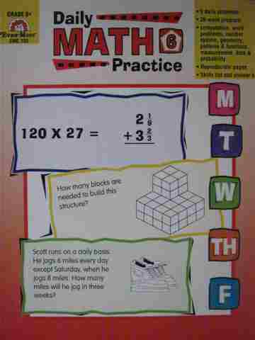 (image for) Daily Math Practice 6 (P) by Wes Tuttle