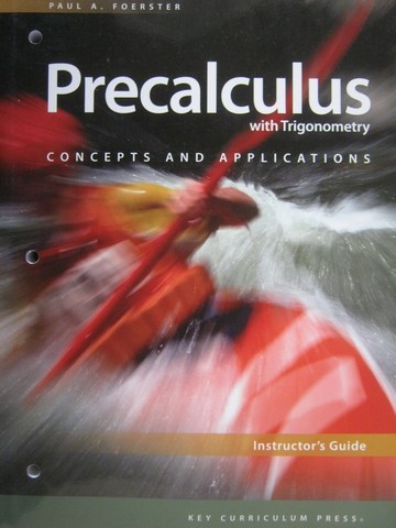 (image for) Precalculus with Trigonometry 2nd Edition IG (TE)(P) by Foerster