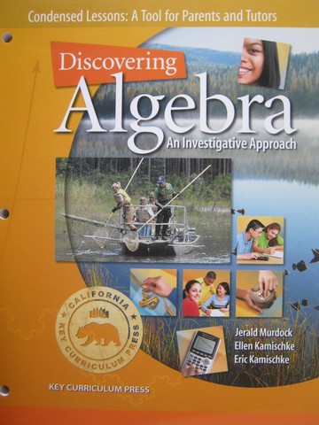 (image for) Discovering Algebra Condensed Lessons A Tool for Parents (CA)(P)