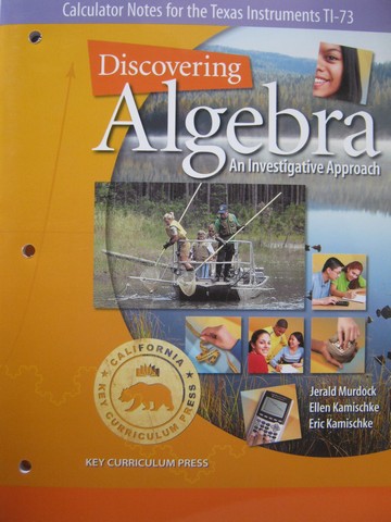 (image for) Discovering Algebra Calculator Notes for TI-73 (CA)(P)