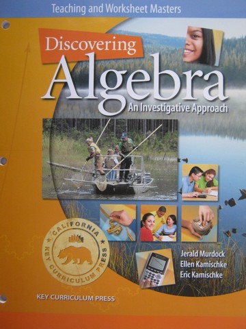 (image for) Discovering Algebra Teaching & Worksheet Masters (CA)(P)