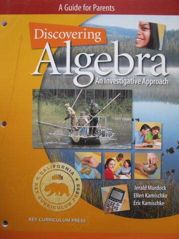 (image for) Discovering Algebra A Guide for Parents (CA)(P)