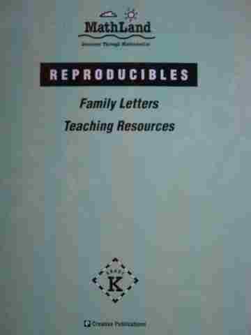 (image for) MathLand K Family Letters Teaching Resources (TE)(P)