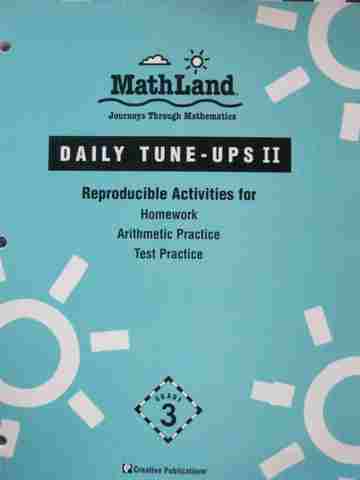 (image for) MathLand 3 Daily Turn-Ups 2 BLM (P) by Charles, Brummett,