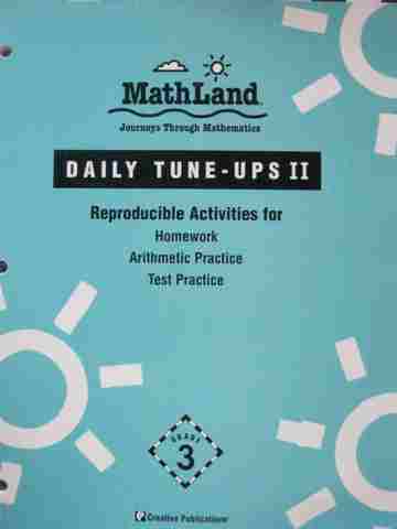 (image for) MathLand 3 Daily Turn-Ups 2 BLM (P) by Charles, Brummett, etc.