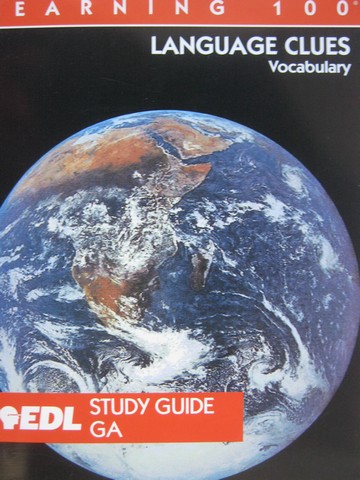 (image for) EDL Language Clues Vocabulary Study Guide GA 2nd Edition (P)