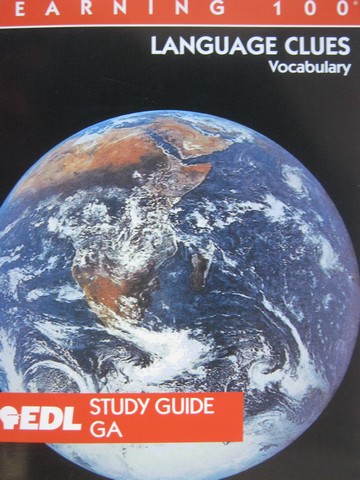 (image for) EDL Language Clues Vocabulary Study Guide GA 2e (P) by Morris