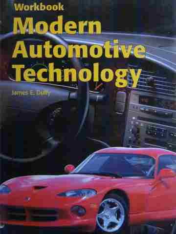(image for) Modern Automotive Technology Workbook (P) by James E Duffy
