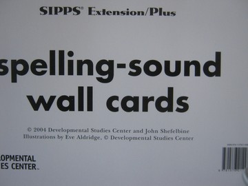 (image for) SIPPS Extensions/Plus Spelling-Sound Wall Cards (Pk)