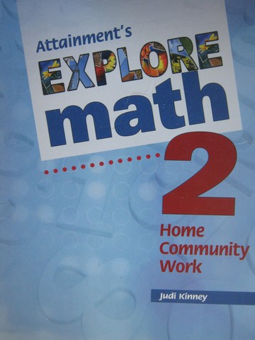 (image for) Attainment's Explore Math 2 Home Community Work (Spiral)