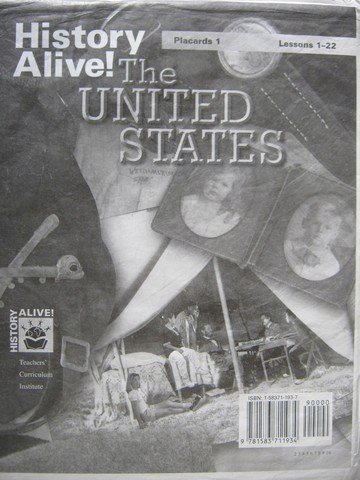 (image for) History Alive! The United States Placards 1 (Pk)