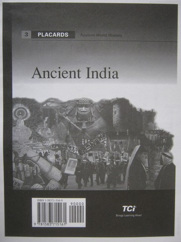 (image for) World History Program Ancient India Placards (Pk) by Bert Bower