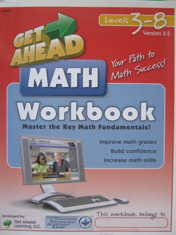 (image for) Get Ahead Math Levels 3-8 Version 3.5 Workbook (P)