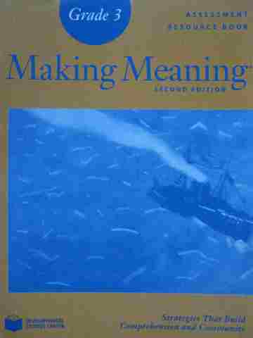 (image for) Making Meaning 2nd Edition 3 Assessment Record Book (P)