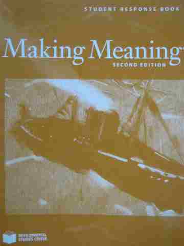 (image for) Making Meaning 2nd Edition 3 Student Response Book (P)