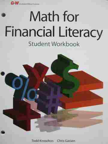 (image for) Math for Financial Literacy Student Workbook (P) by Knowlton & Gassen