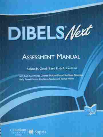 (image for) DIBELS Next Assessment Manual (Spiral) by Good III, Kaminski,