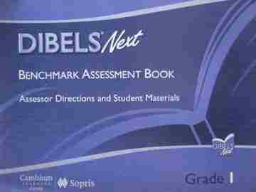 (image for) DIBELS Next Benchmark Assessment Book Grade 1 (Spiral)