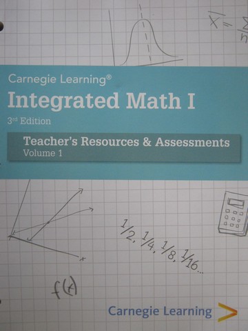 (image for) Integrated Math 1 3rd Edition Teacher's Resources 1 (TE)(P)