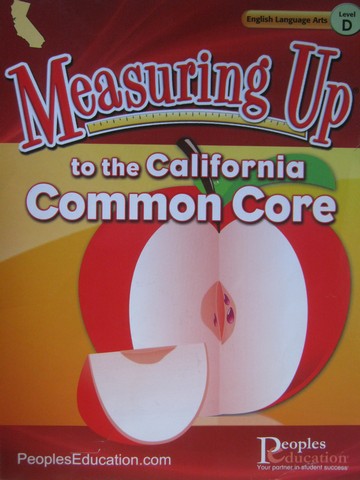 (image for) Measuring Up Common Core English Language Arts Level D (CA)(P)