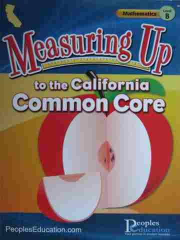 (image for) Measuring Up to the California Common Core Math Level B (P)