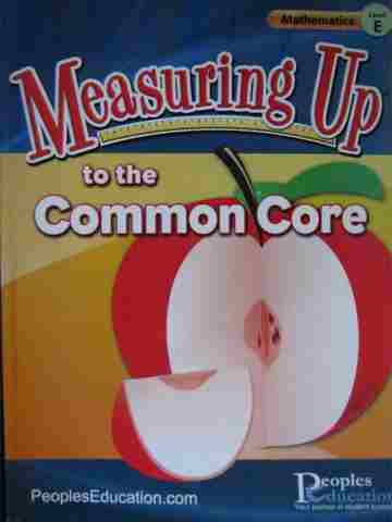 (image for) Measuring Up to the Common Core Mathematics Level E (P)