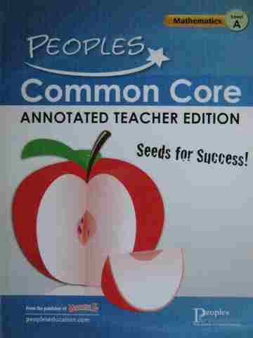Common Core Mathematics Level A ATE (TE)(P) by Diana Miller (image for) Common Core Mathematics Level A ATE (TE)(P) by Diana Miller