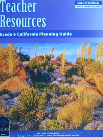 (image for) FOSS Next Generation 6 California Planning Guide (CA)(P)