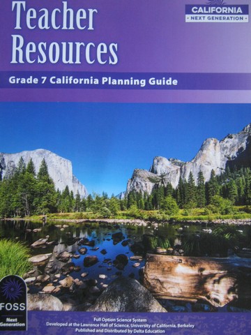 (image for) FOSS Next Generation 7 California Planning Guide (CA)(P)