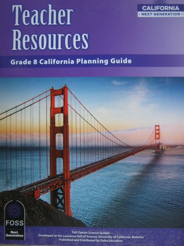 (image for) FOSS Next Generation 8 California Planning Guide (CA)(P)