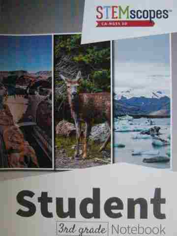 (image for) STEMscopes 3 Student Notebook (CA)(P)