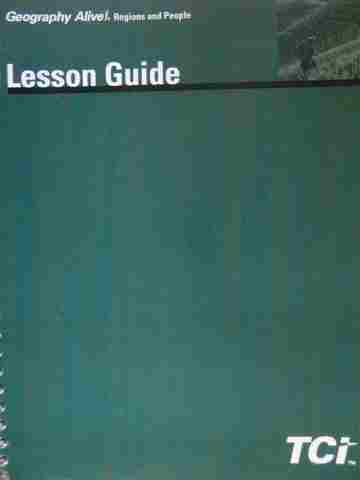 (image for) Geography Alive! Regions & People Lesson Guide (Spiral) by Bower