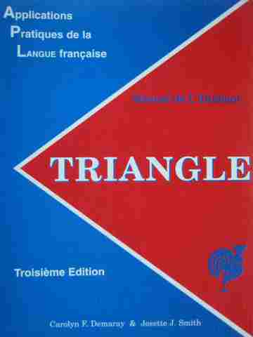 (image for) Triangle 3rd Edition Manuel de L'Etudiant (P) by Demaray & Smith